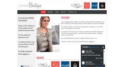 Desktop Screenshot of captain-boutique.co.uk