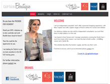 Tablet Screenshot of captain-boutique.co.uk